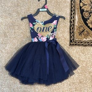 First (one) birthday dress